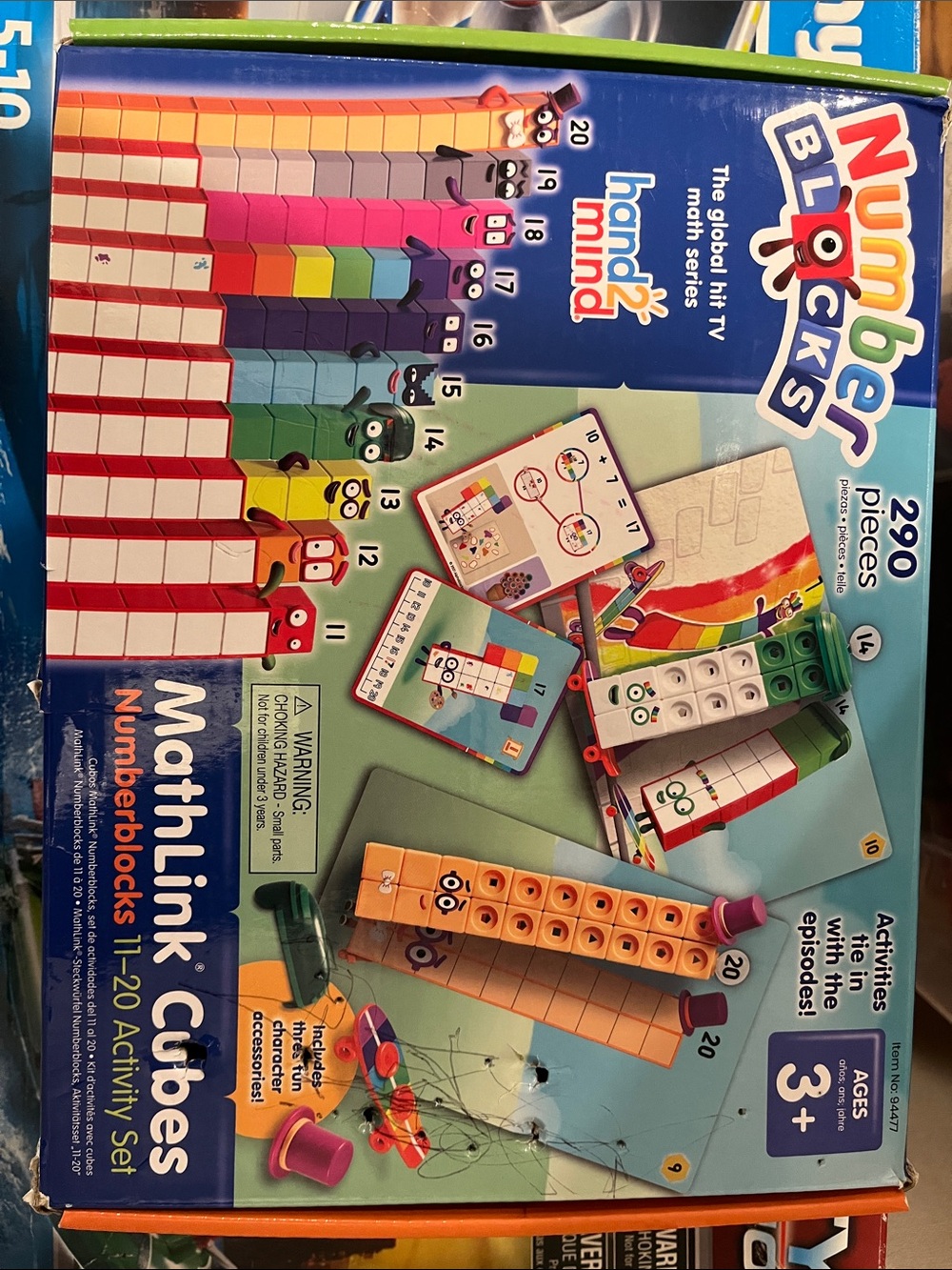 Numberblocks MathLink Cubes 11–20 Activity Set – Nearly Complete